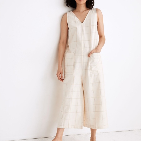 Madewell x LAUDE the Label Pocket Jumpsuit in Windowpane | Small - Picture 2 of 5